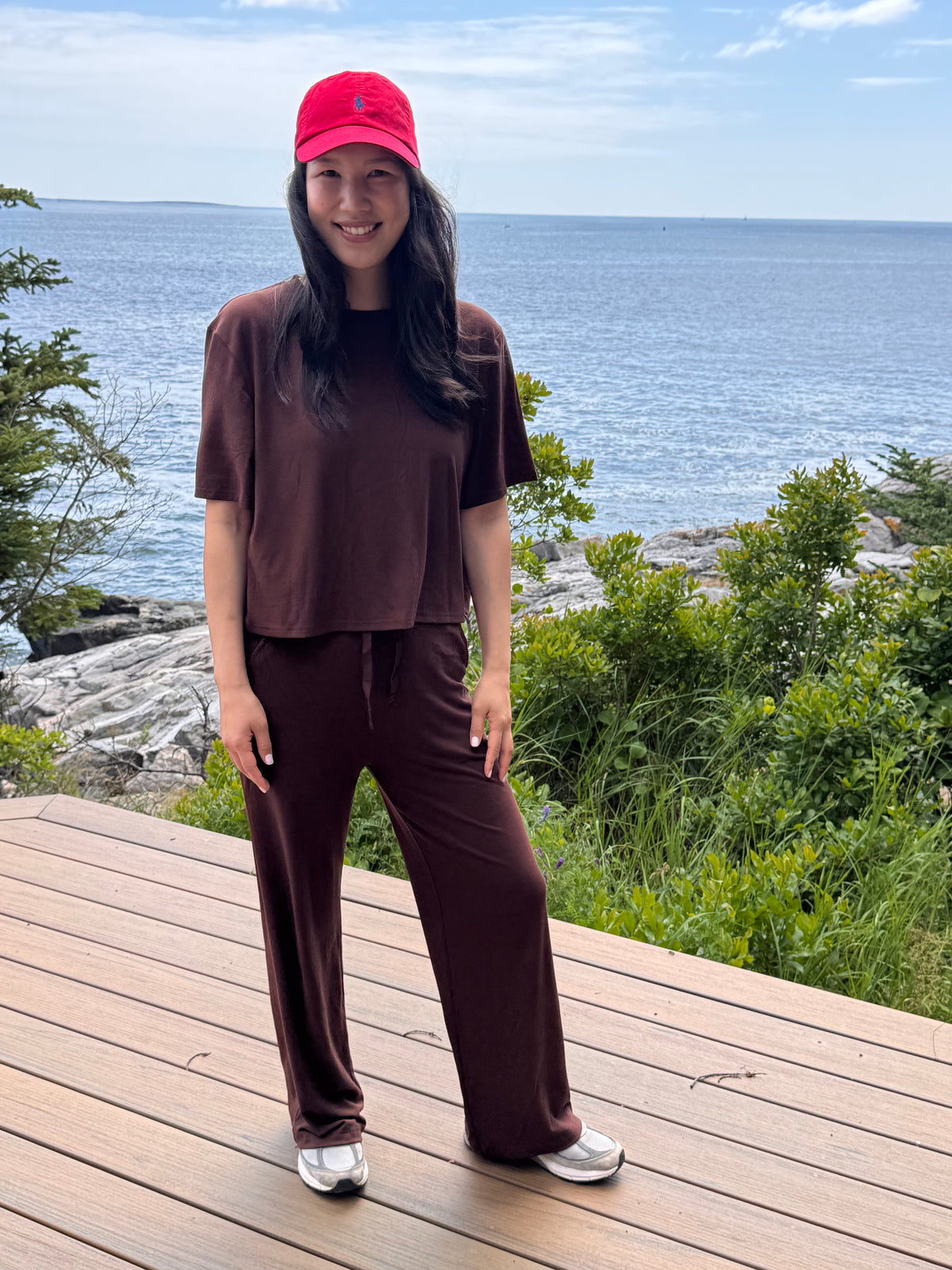 Bamboo Wide-Leg Lounge Pant for Women — Coastal Style